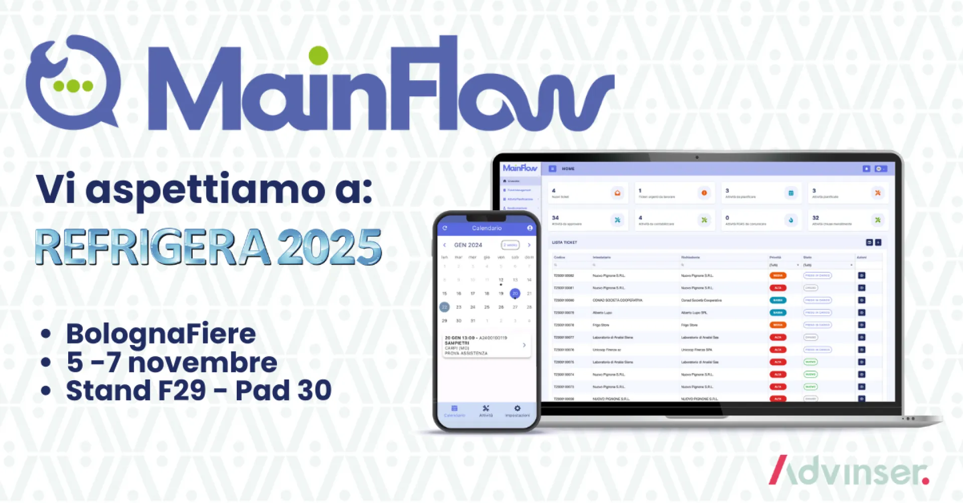 MainFlow sarà a Refrigera 2025: scopri il software migliore di sempre per la refrigerazione