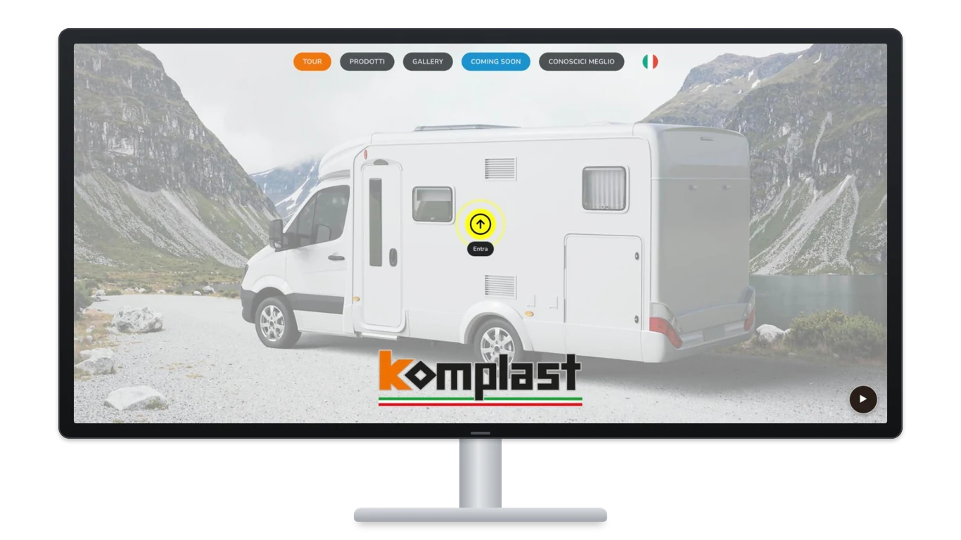 Komplast at Caravan Salon: the interactive touch motorhome