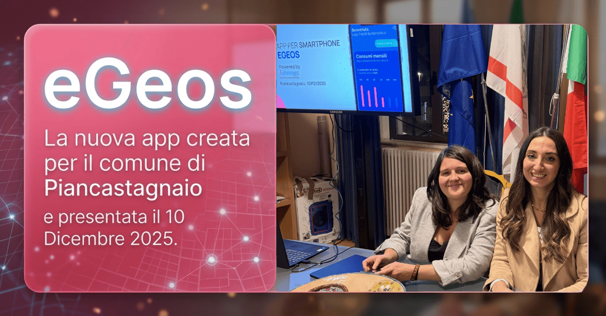eGeos: the new heating app for the Municipality of Piancastagnaio